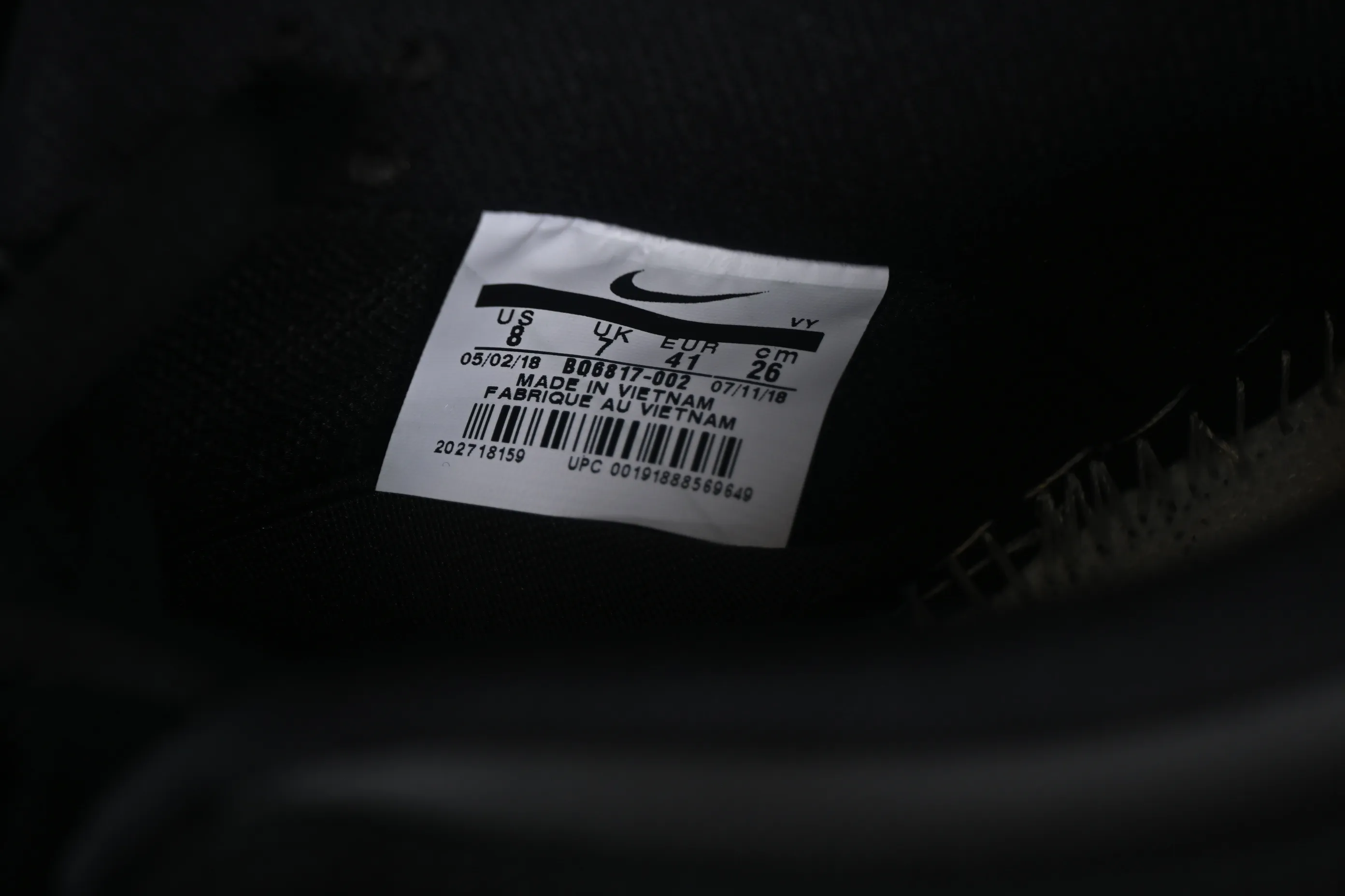 All categories Nk SB Dunk series Nk SB Dunk Low low-top sneakers K version Nk SB Dunk Low black and white gold dunk series low-top casual sports skateboard shoes BQ6817-002